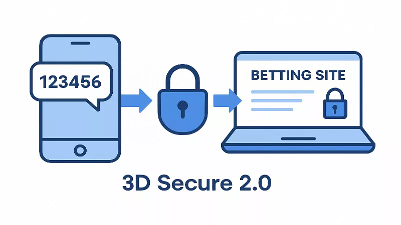 Processus d'authentification 3D Secure 2.0 pour les paris en ligne