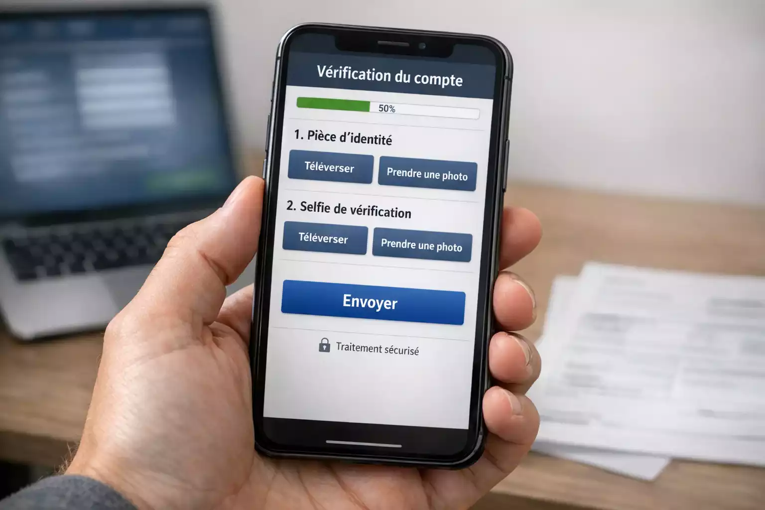 Procédure de validation du compte Betclic