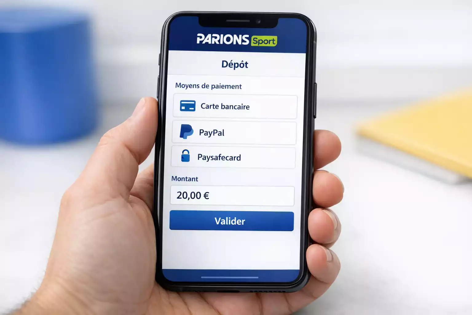Méthodes de dépôt sur Parions Sport en Ligne