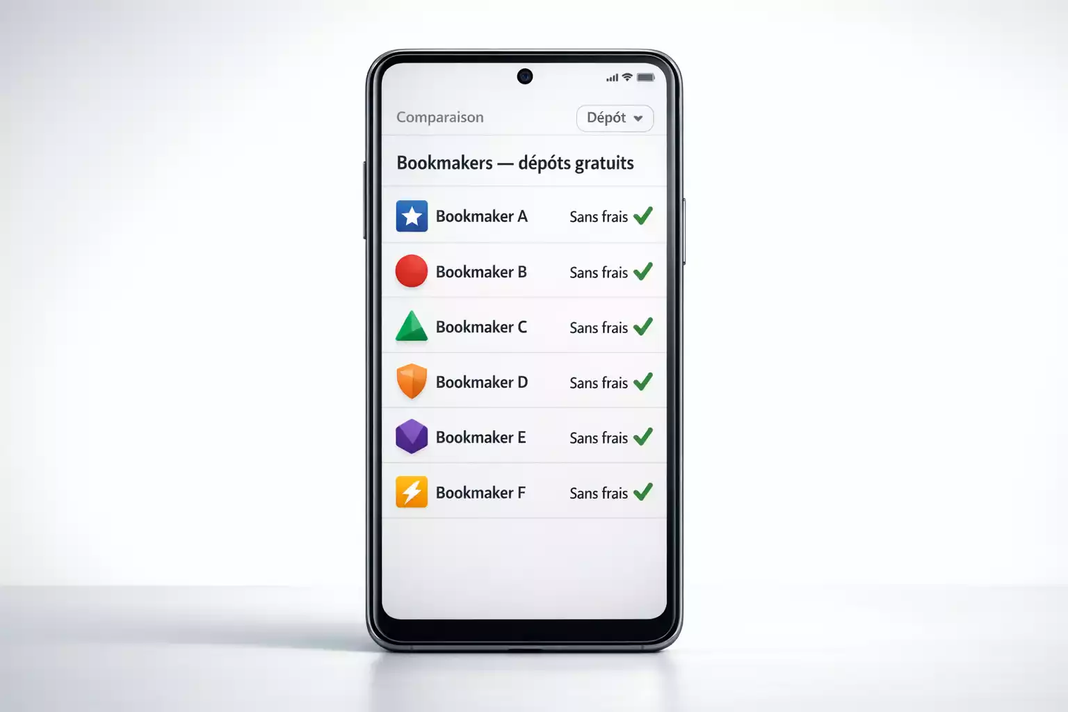 Liste des bookmakers français sans frais de dépôt