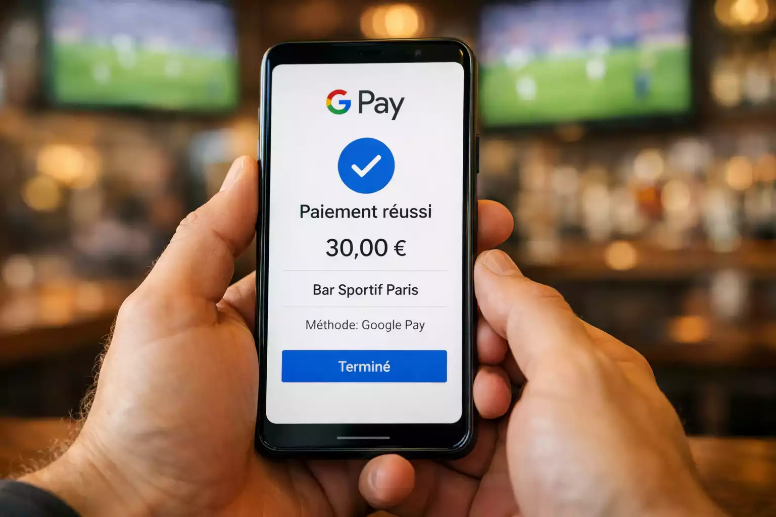 Configuration d'une carte bancaire dans l'application Google Wallet
