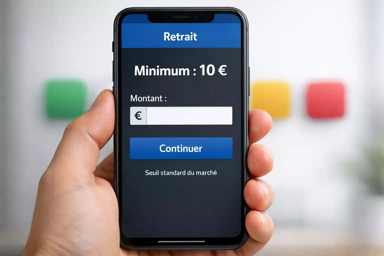 Le seuil standard de 10 euros chez les bookmakers