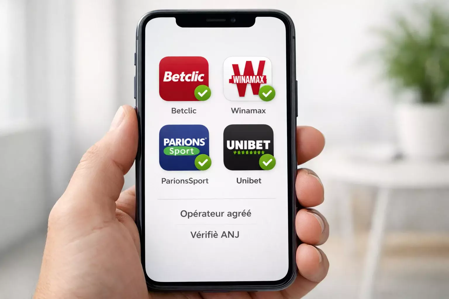 Liste des bookmakers agréés ANJ en 2026