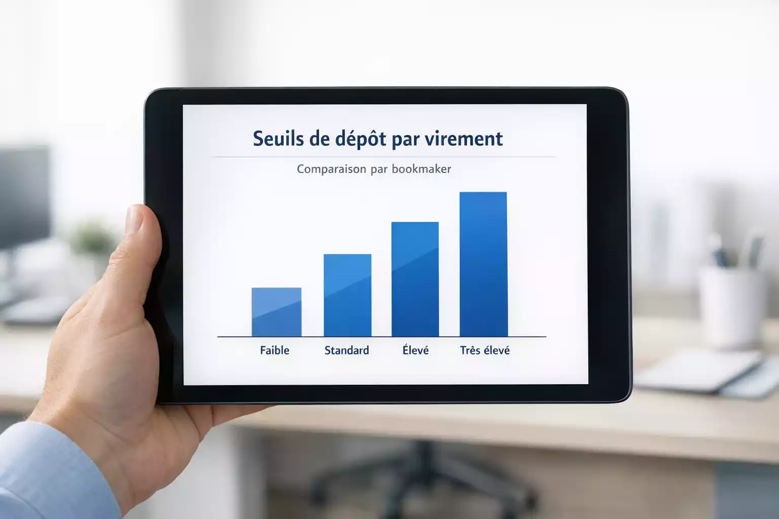 Comparaison des montants de dépôt chez différents bookmakers français