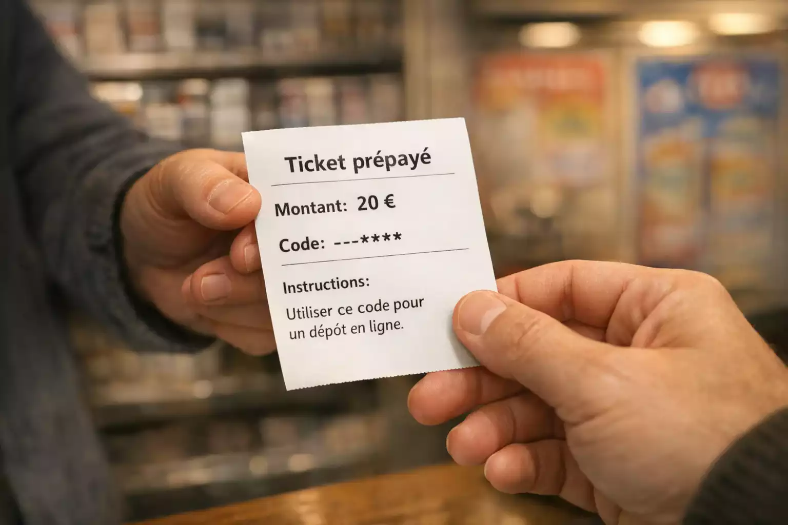 Ticket Neosurf disponible chez les buralistes français