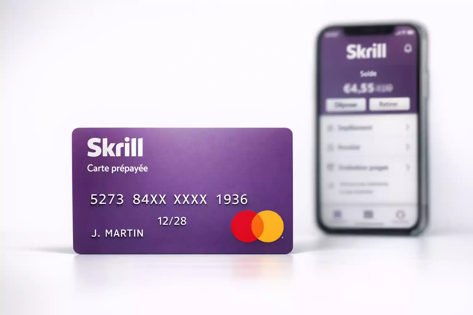 Carte Skrill Mastercard pour utiliser son solde