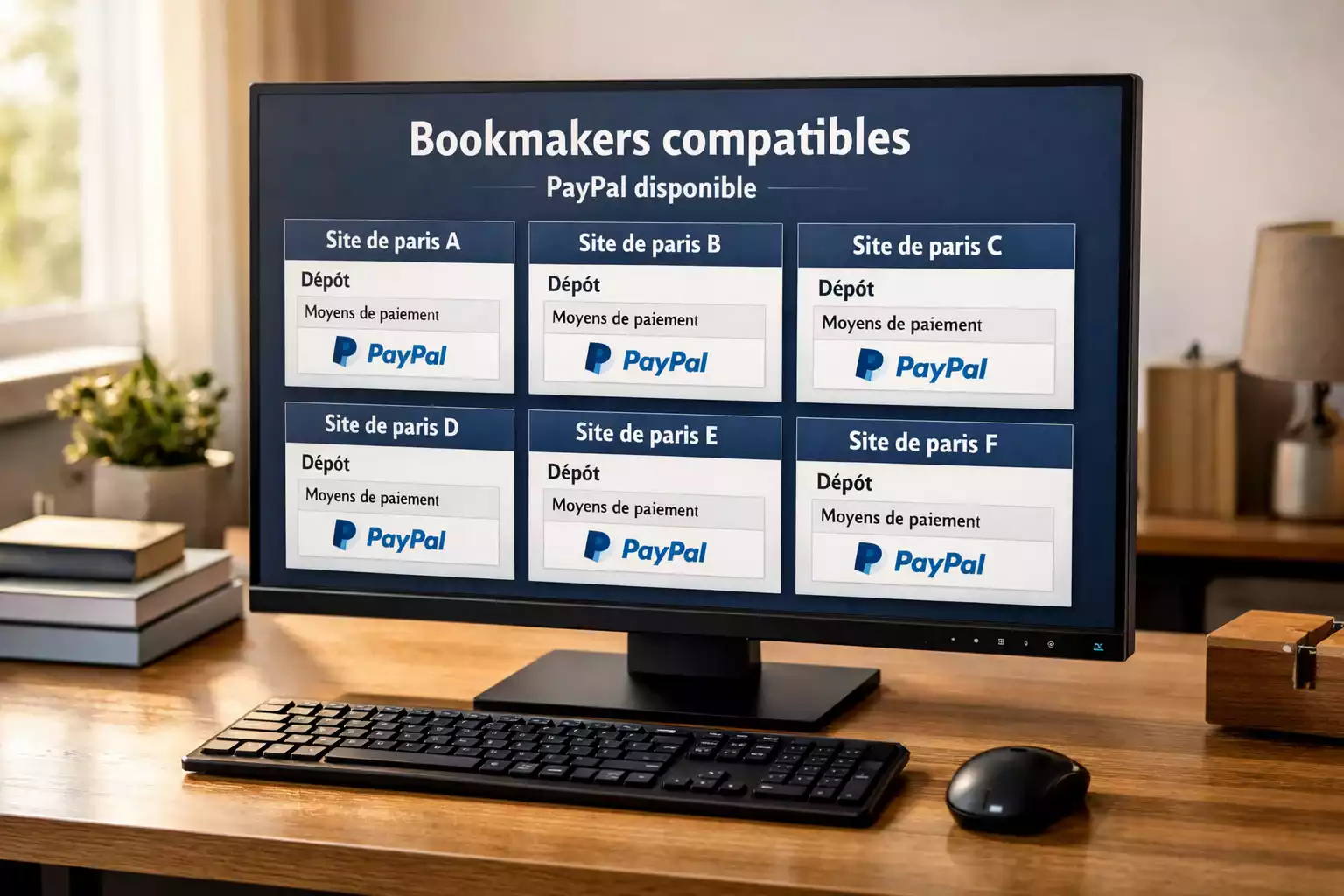 Liste des bookmakers français compatibles avec PayPal