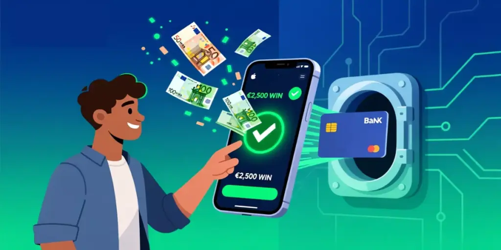 Retrait de gains depuis une plateforme de paris sportifs vers compte bancaire