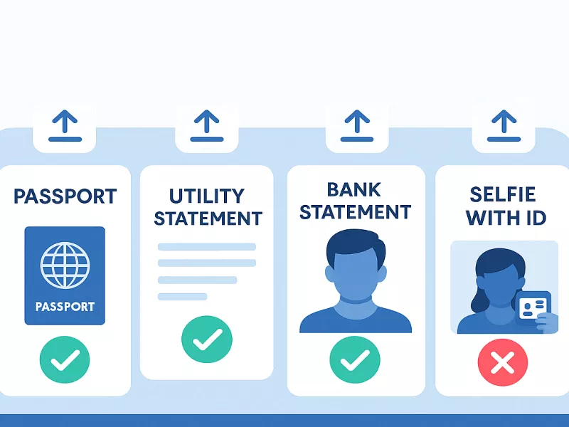 Processus de vérification KYC des documents pour les paris en ligne